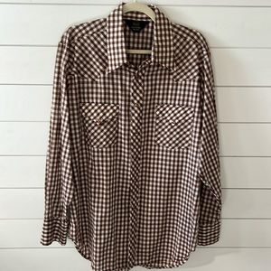 Vintage Men’s Sears western shirt